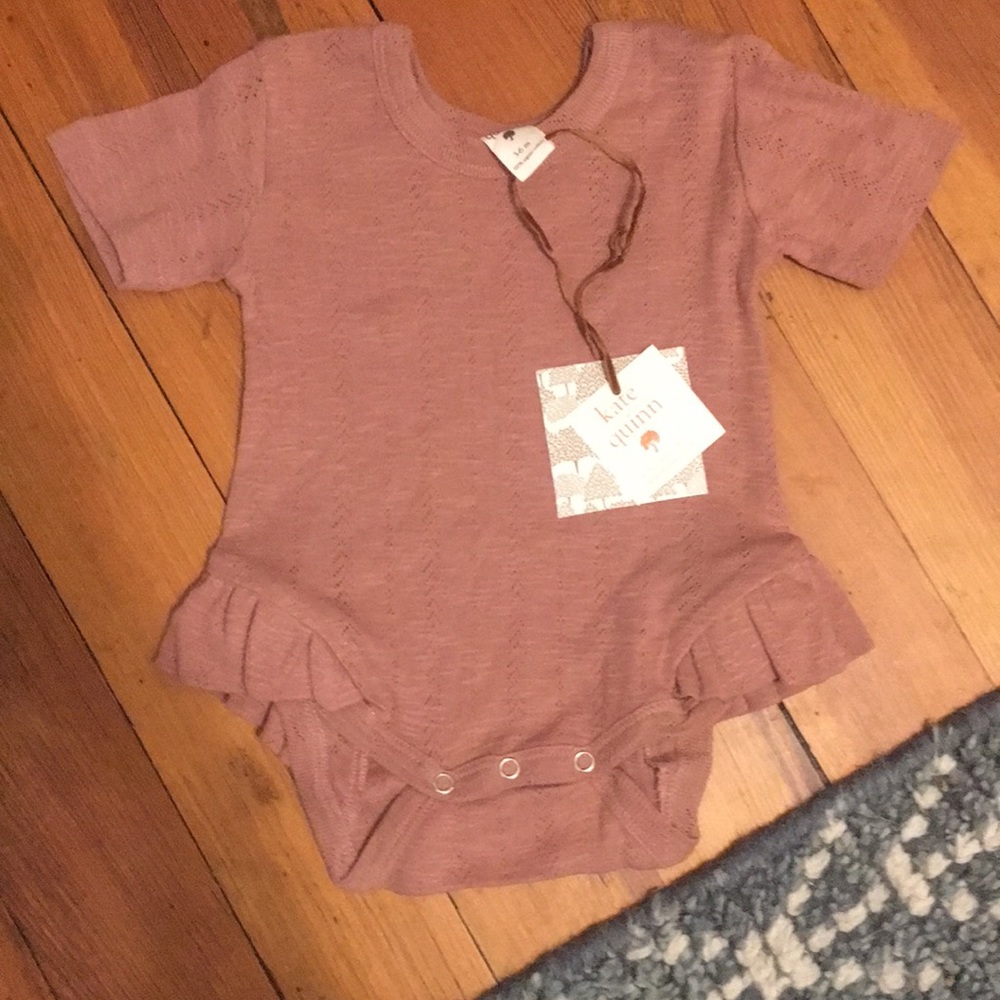 Kate Quinn ruffles onesie 3-6 months NWT!